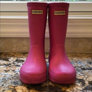 Hunter rain boots